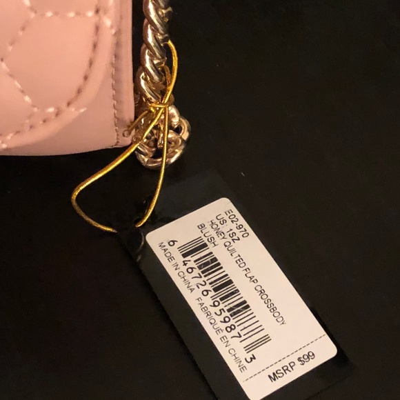 Honey Quilted Flap Crossbody - Picture 2 of 7